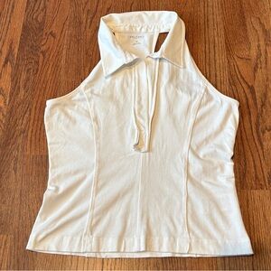 Pilcro White Sleeveless Top